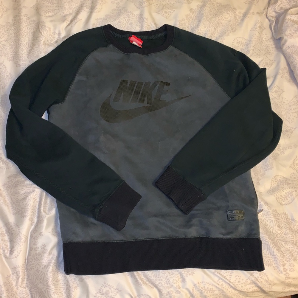 Vintage Nike Suede Pullover Sweater